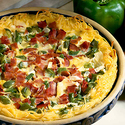 Noodle-Crusted Denver Quiche